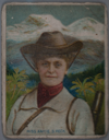 Image of Cigarette Card- Miss Annie S. Peck