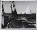 Image of Tall iceberg seen from the deck of the Schooner Bowdoin.