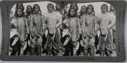 Image of stereo view card: Eskimo [Inuit] group