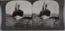 Image of stereo view card: Spitzbergen floating whale station