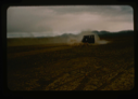 Image of Jeep dozing of airstrip, Polaris Promontory.