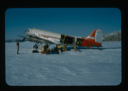 Image of Resupply of Lake Peters by C-47 on skis; Northwest Greenland near Thule
