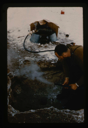 Image of Live steam is used to melt permafrost for installation of thermocouple in delta