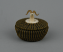 Image of Baleen basket and lid with ram's head