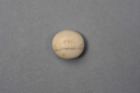 Image of Ivory button with bas relief kayaker