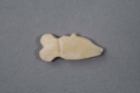Image of Ivory polar bear head pin without eye