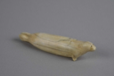 Image of Miniature carved ivory seal - very grainy ivory.