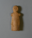 Image of Wooden figure, armless, legless