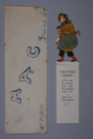 Image of Hand-colored envelope adressed to MAC Etah. Xmas1914;  inside. c 1913 greeting card