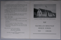 Image of Flyer, MacMillan-Moravian Mission School, showing school, request for donations