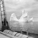 Image of Iceberg seen from schooner Bowdoin