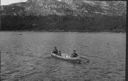 Image of Three Nascopie in canoe [Old Davis Inlet]