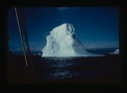Image of Iceberg with striations, seen through rigging (2 copies)