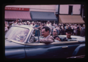 Image of Open car with Donald MacMillan, Frances and Lowell Thomas in parade