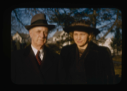 Image of Miriam and Donald MacMillan in dress coats and hats