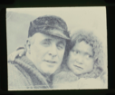 Image of Donald MacMillan and Eskimo [Inuk] Child (B & W)