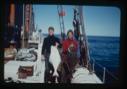 Image of Peter Marden and Ed Thorton with halibut. (Companion to AM 1995.2.445)