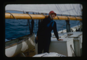 Image of Miriam MacMillan standing on deck