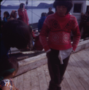 Image of Inuit women and children at dock