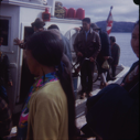 Image of Inuit men and women on fishing vessel