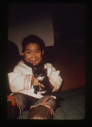 Image of Tommy Kajin holding kitten