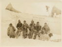 Image of Crew of Bowdoin at bow. ?,?, MacMillan, Ralph Robinson, Harold Whitehouse, Richa