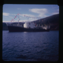 Image of Canadian National freighter dressed