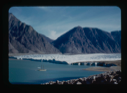 Image of The Bowdoin moored near glacier (2 copies)