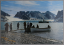 Image of The Steamship Lyngen in the Magdalenab (with message from R. Platt)