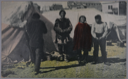 Image of Eskimo [Inuit] Home, Alaska... life of an Eskimo family in summer quarters (w. message)