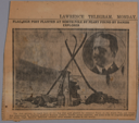 Image of Newspaper: Flag Sign Post Found by Danish Explorer