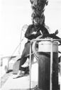 Image of Miriam MacMillan seated at wheel
