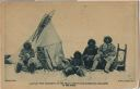 Image of Postcard: [Panikpak, Innukittoq, Ukajaaq, and] Captain Bob Bartlett, of the Peary North Pole Expedition, Encamped in the Field
