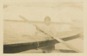 Image of Inuit woman in kayak