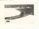 Image of First Sgt. Boyd in kayak on snow