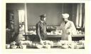 Image of Chef and serviceman in mess hall