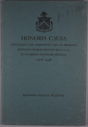 Image of Honoris Causa: Containing the Ascriptions used by President Sills in Awarding Honorary Degrees 1918-1948