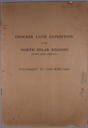 Image of Crocker Land Expedtion to the Noth Polar Regions Statement to Contributors