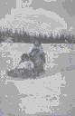 Image of Five Eskimo [Inuit] children sledding
