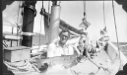Image of Martin Vorce aboard holding large salmon