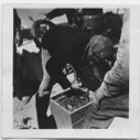 Image of Dick Backus sorting a trawl
