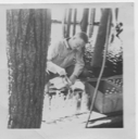 Image of Otto Schumacher washing organic phosphate bottles
