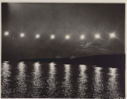 Image of Eight exposures of midnight sun in Smith Sound from Sunrise Point