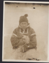 Image of Henrick [Inuit man seated. Portrait Hans Henrick?]