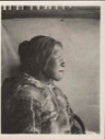 Image of Noo-e-king-wah, Myah's wife [Inuit woman, profile.  Portrait]