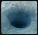 Image of Seal hole, detail