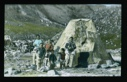 Image of Three Inuit women and three children in front of tupik [Inn-you-gee-to's family by tupik]