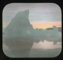 Image of Iceberg and sunset colors 