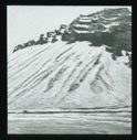 Image of Shoreline with snowy cliff  [from a book]                                