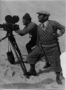 Image of Ernest Lubitsch and Charles Reacher film scenes for a movie